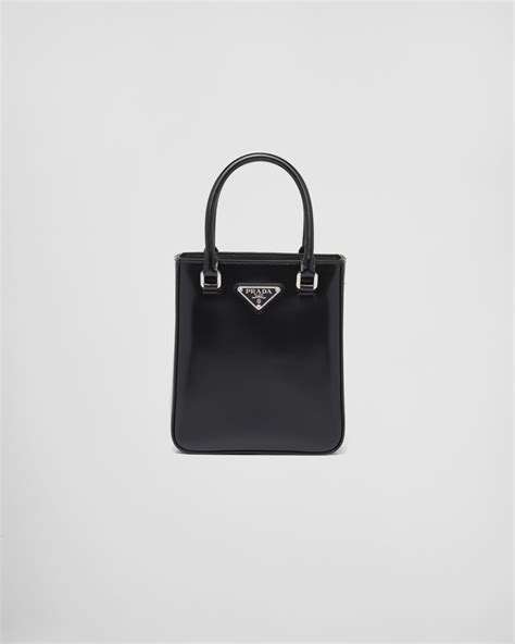 prada brushed leather tote|small brushed leather tote prada.